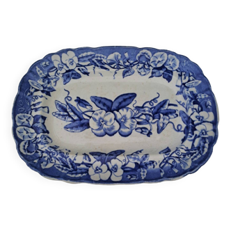 Plat ovale Jules Vieillard Bordeaux modèle Volubilis