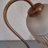 Art deco globe tulip glass lamp