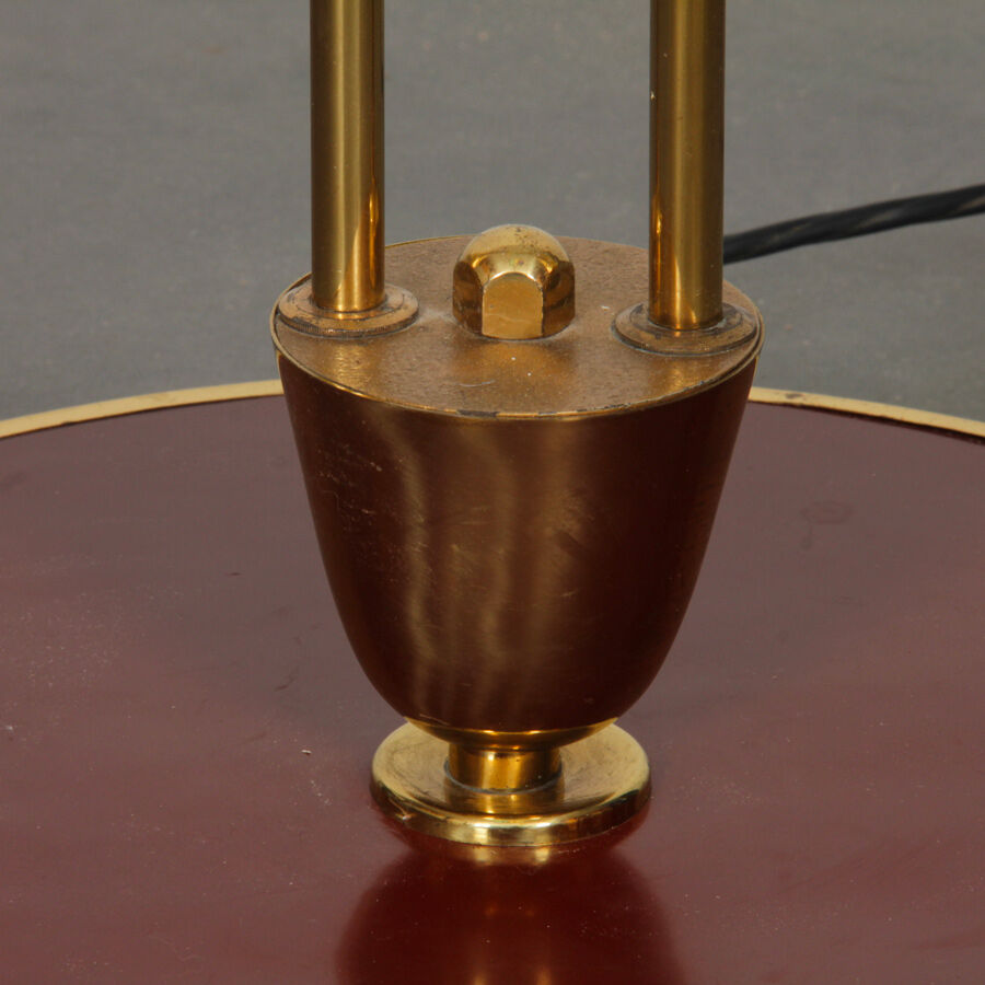 Vintage metal floor lamp, made in Czech, 1960
