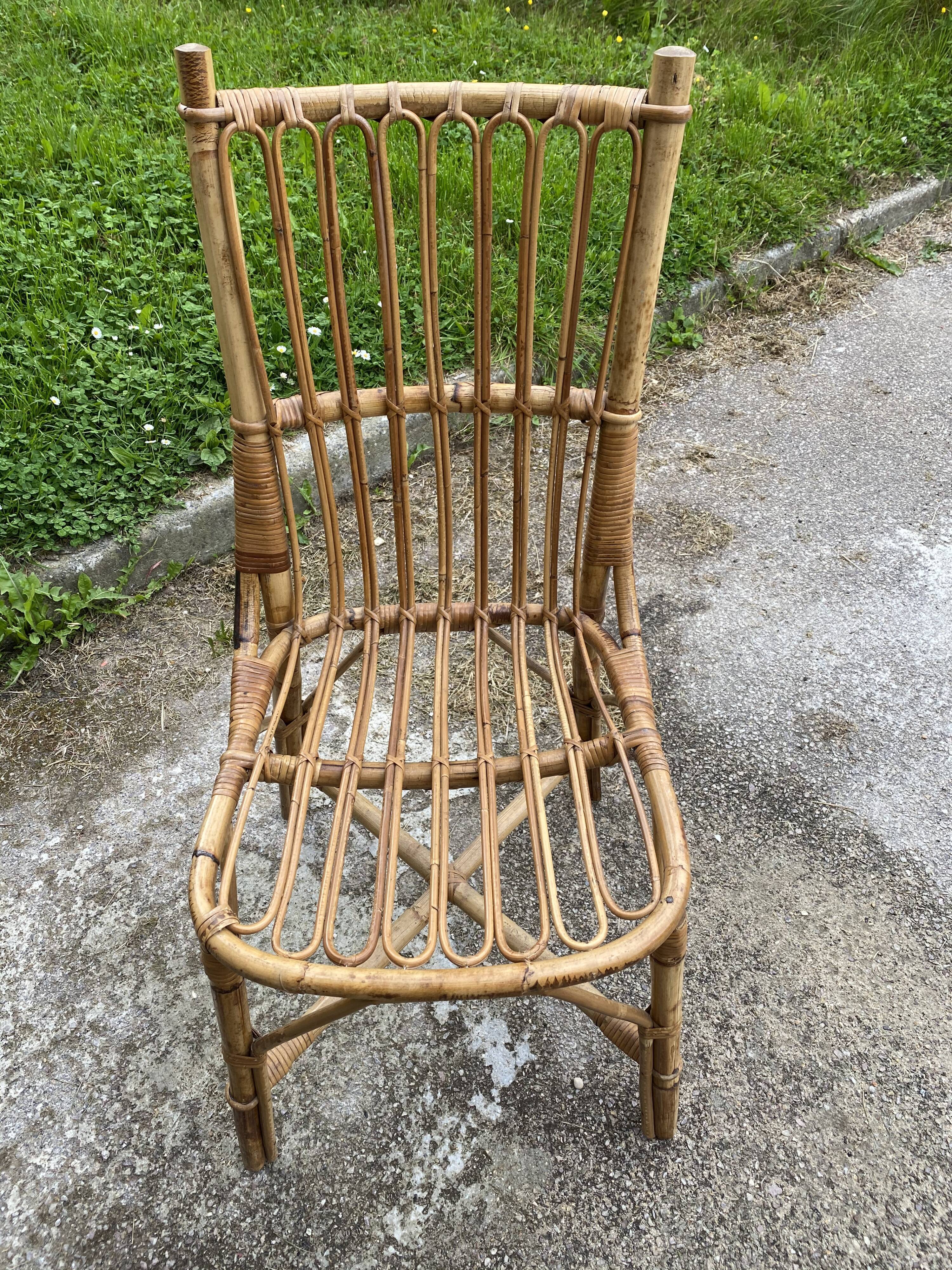 Vintage rattan chair