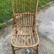 Chaise en rotin vintage