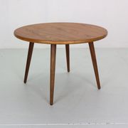 Table basse ronde scandinave en teck moderne, Danemark des années 1960