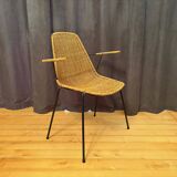Chair with armrests designed by Gian Franco Legler, Italy, 1950s