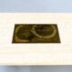 George Mathias Travertine Coffee Table for Maho with Artwork nr 12/50, 1970's