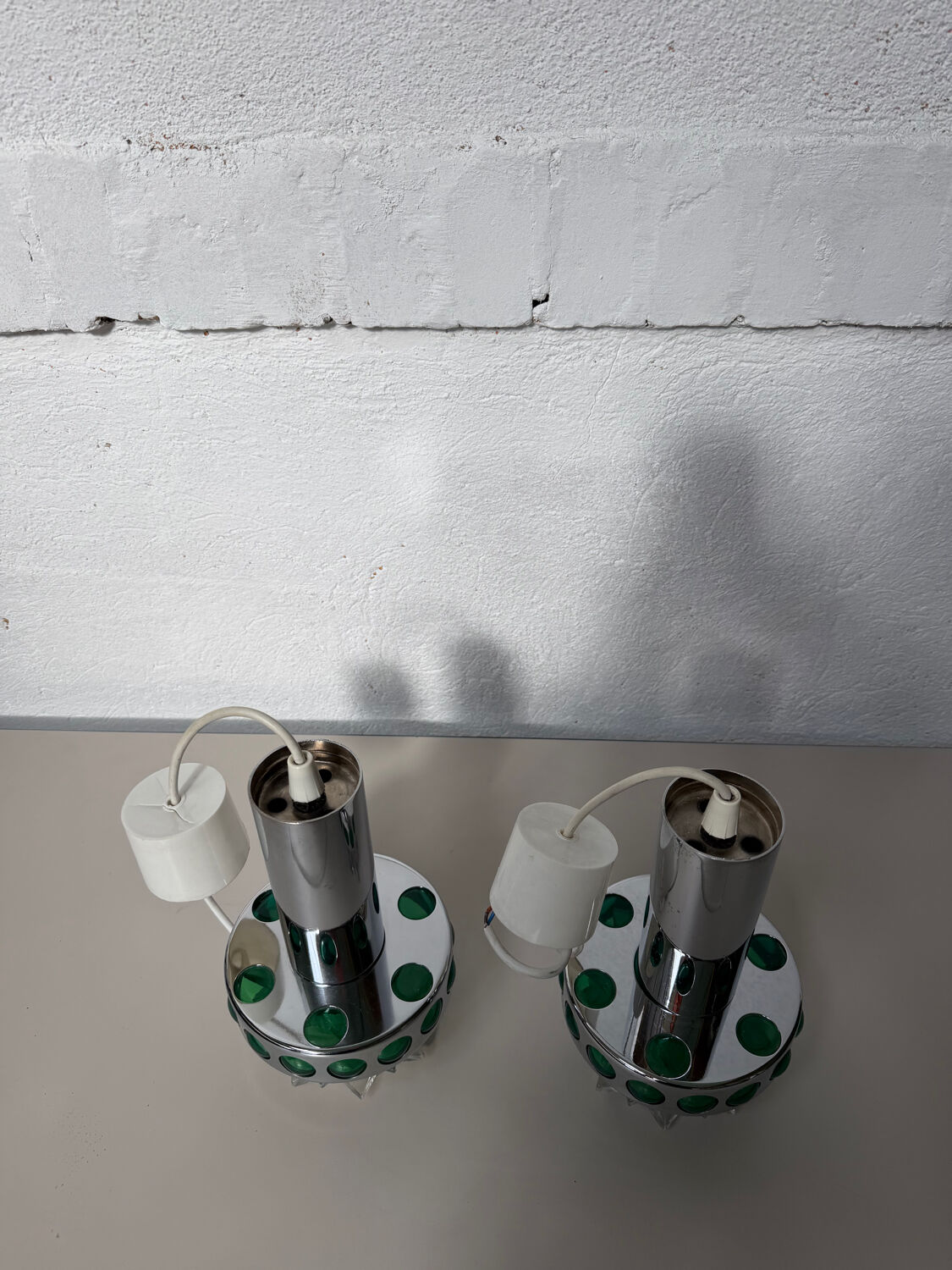 Metal and glass suspension Raak