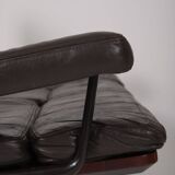 Charles and Ray Eames leather sofa, 1980s