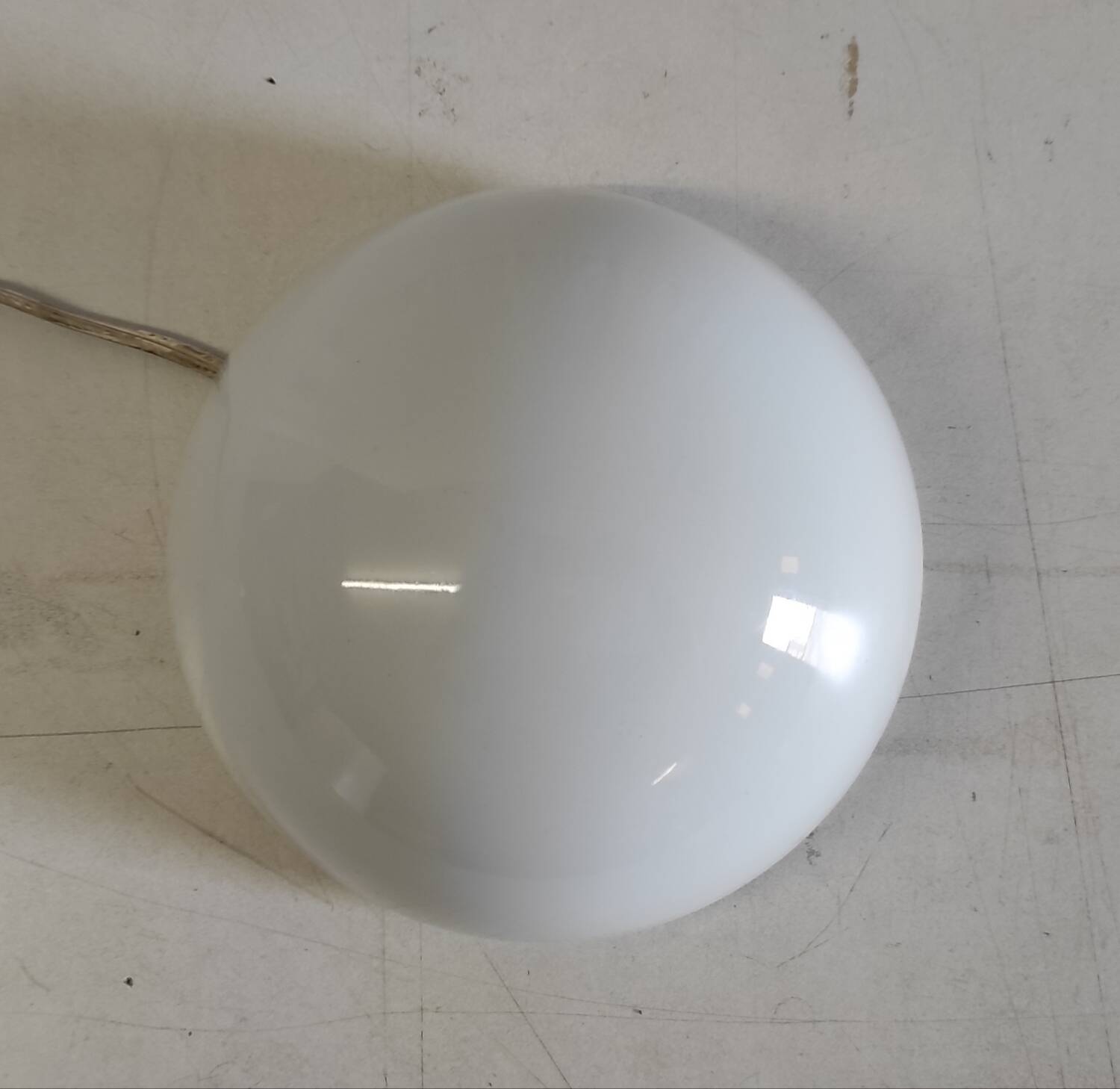 Opaline globe ceiling or wall light 16 cm - mid. 20th century