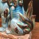 Foo Japan dog in blue ceramic