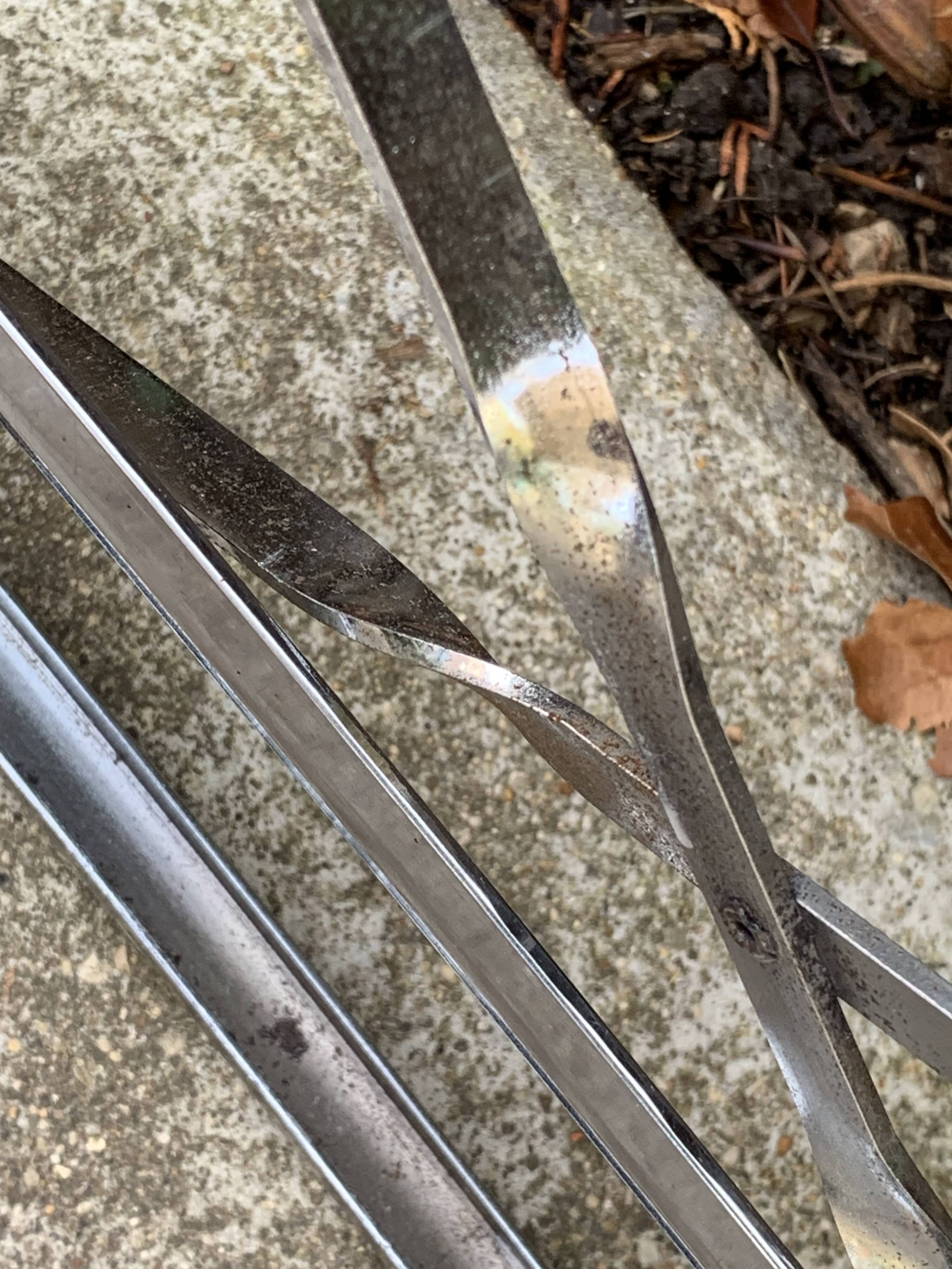 6 chaises pliantes en Plexiglas fumé et métal chrome Chaisor 1970