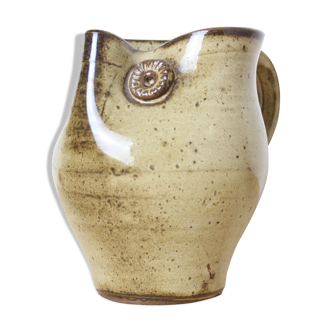 Alexander Kostanda ceramic owl pitcher