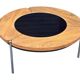 Vintage rosewood coffee table with glass, Denmark, 70s design