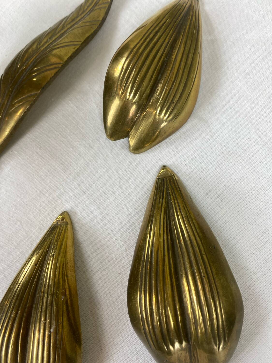 Cendrier fleur en laiton