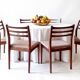 6 teak chairs from Meredew furniture, vintage Scandinavian 1960s.