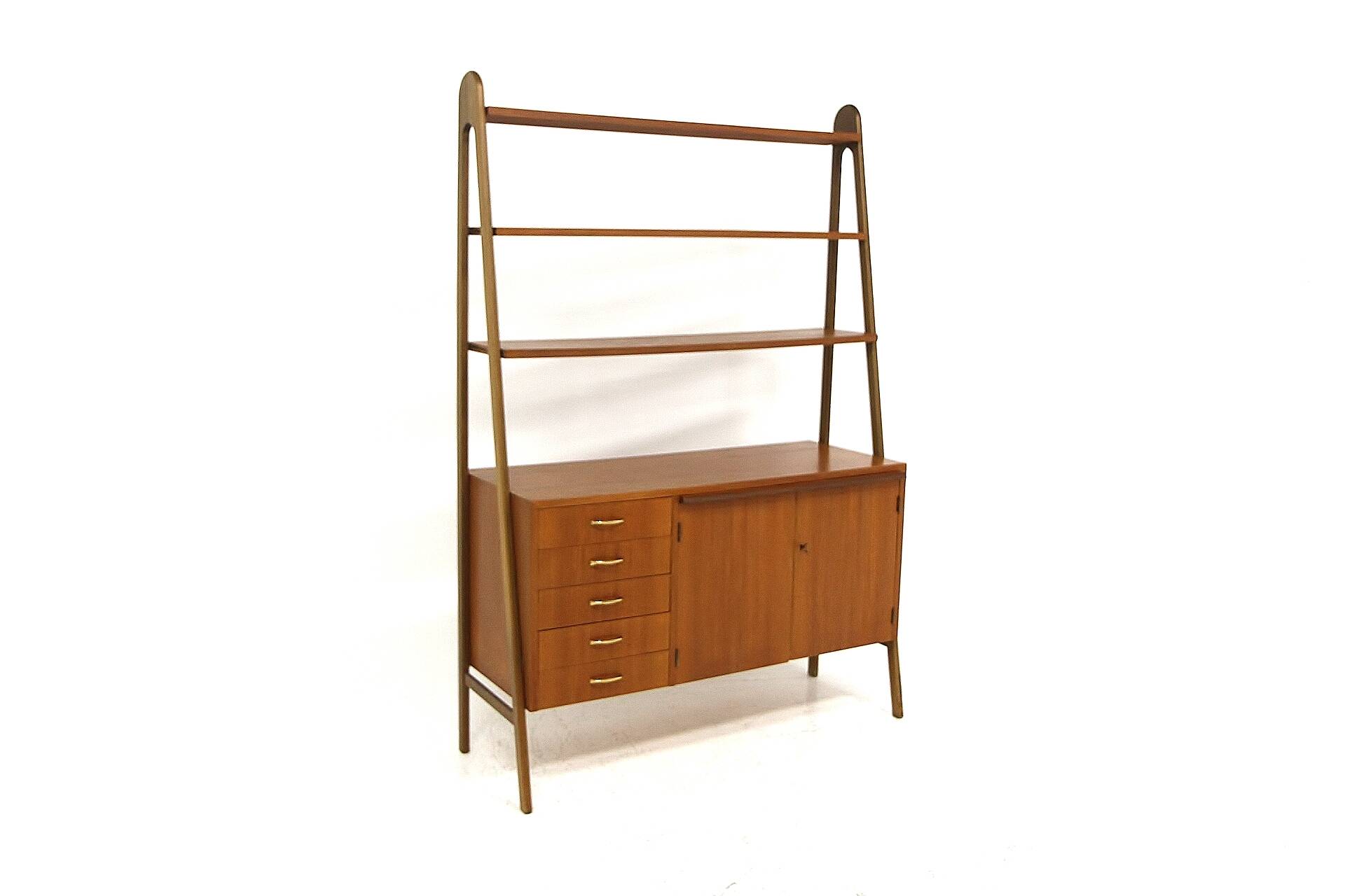 Secrétaire scandinave en teck, Suède, 1960