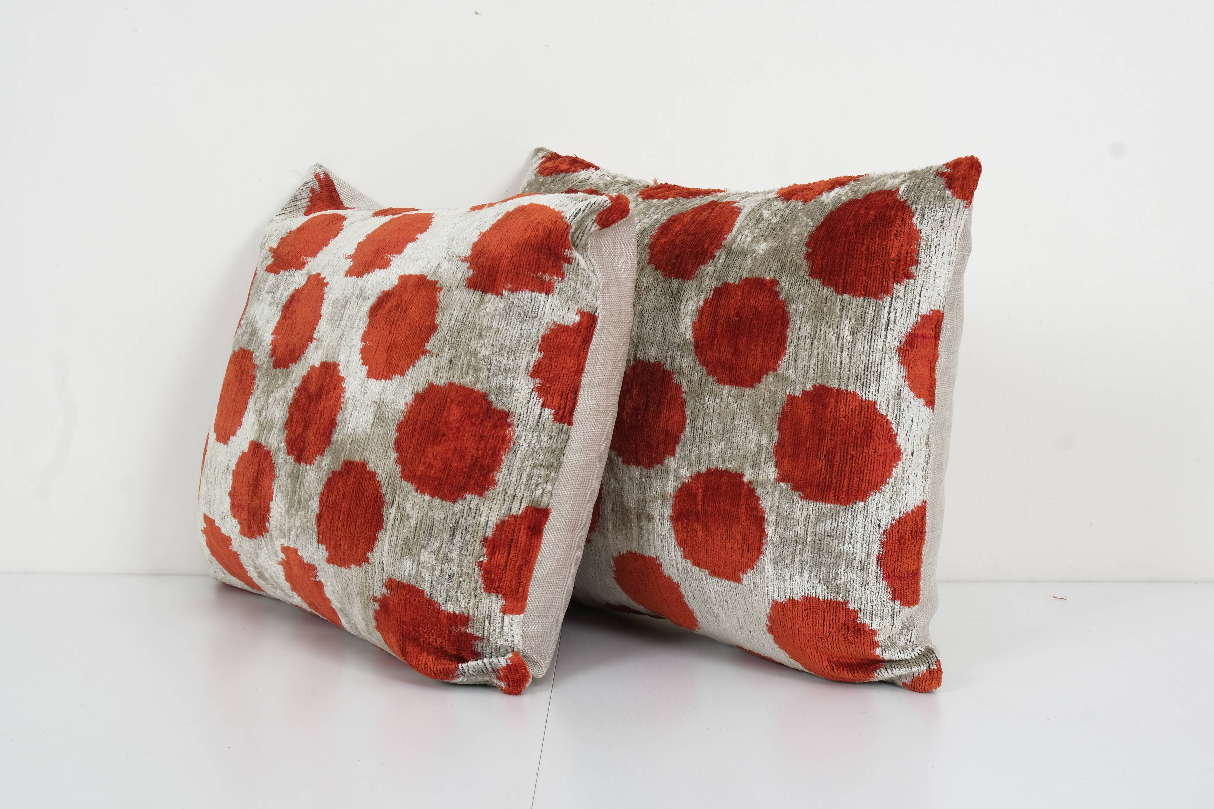 Pair of cushions