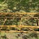 1970s rattan bed - single