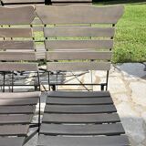 Lot de 14 chaises pliantes en métal AM-PM