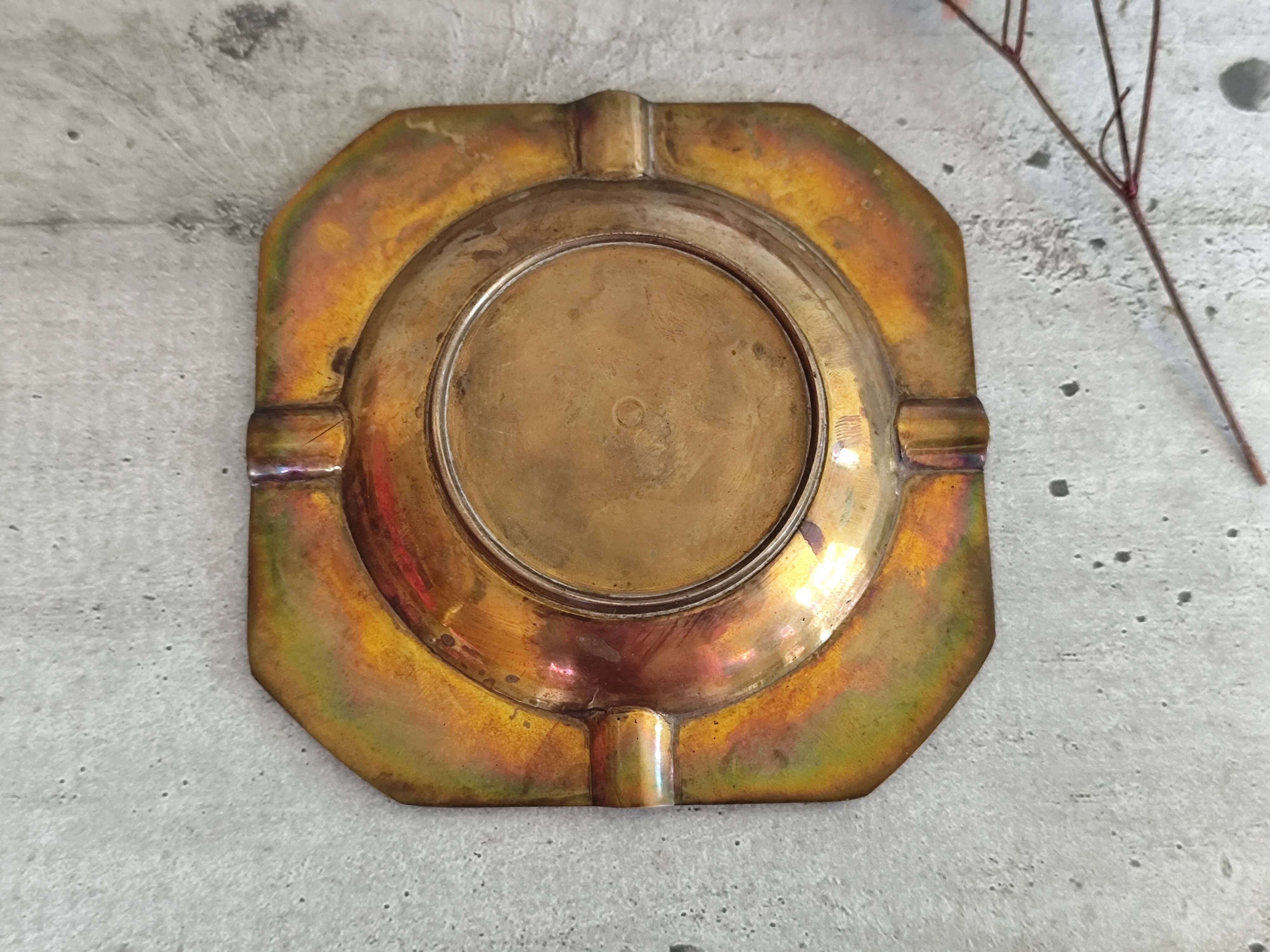 Brass ashtray