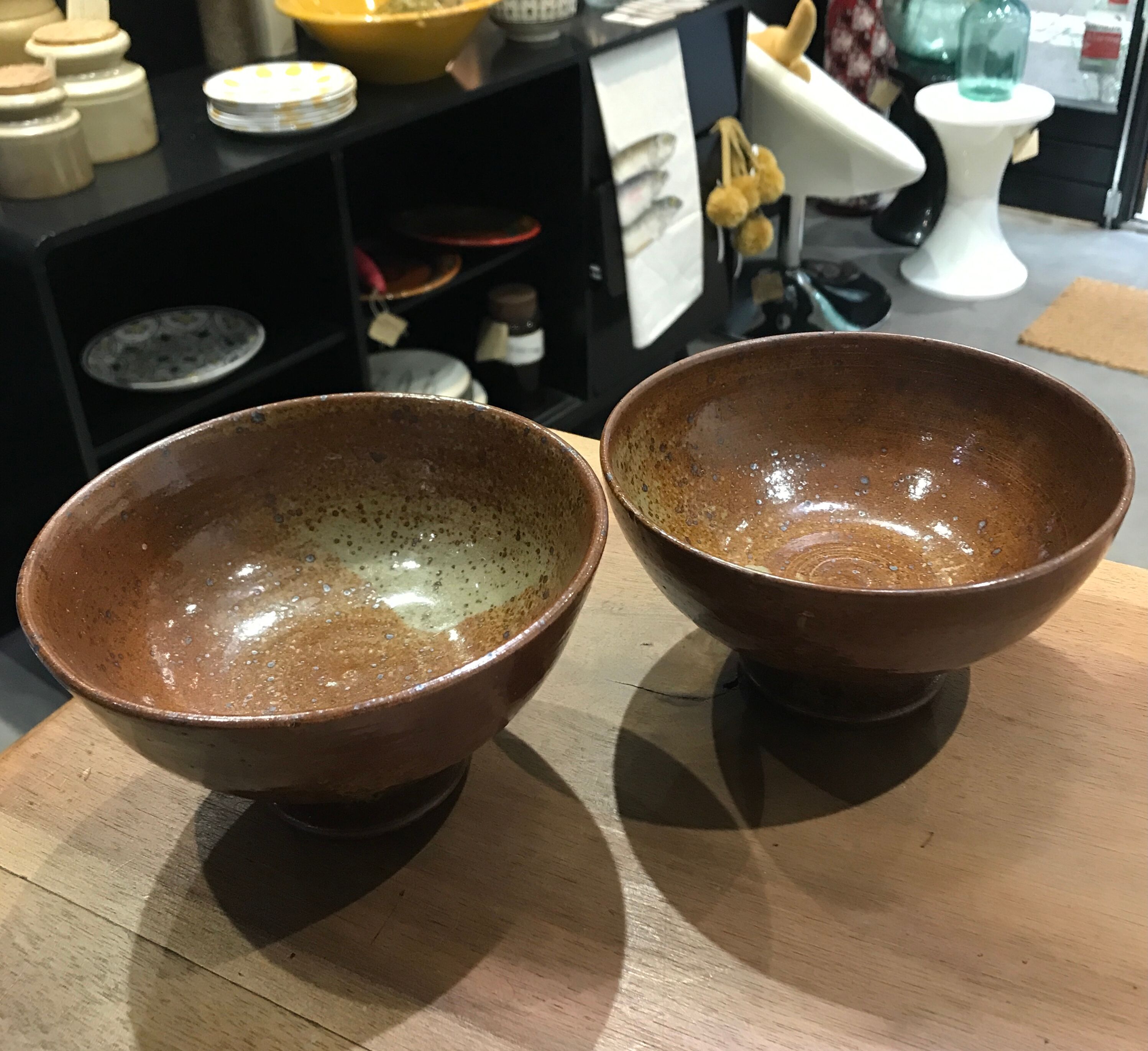 Vintage stoneware bowls