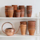 Lot de 4 pots en terre cuite