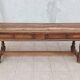 Farm table in walnut