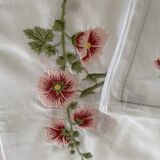 Table service and those hollyhock napkins