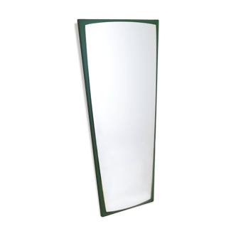 Miroir dans un cadre en pin, design danois, années 1970, production : Danemark