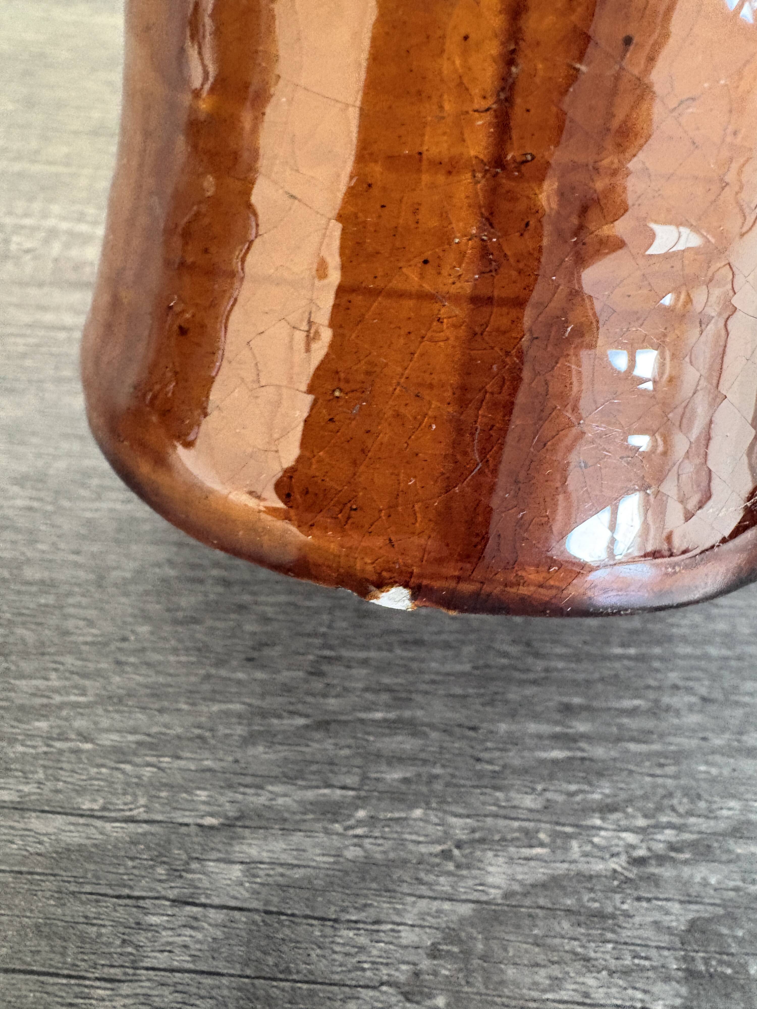 Art Nouveau vase in Flemish pottery