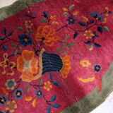 Former carpet oval chinese 89x 150cm, 1920