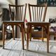 Pair of vintage Baumann bistro chairs
