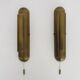 Pair of Je Fassung brass 2-light wall lights made in Germany