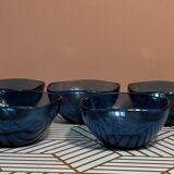 Set of 5 blue bowls VERECO