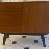 Vintage sideboard with compass feet
