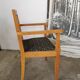 Art deco oak armchair 1940/1950