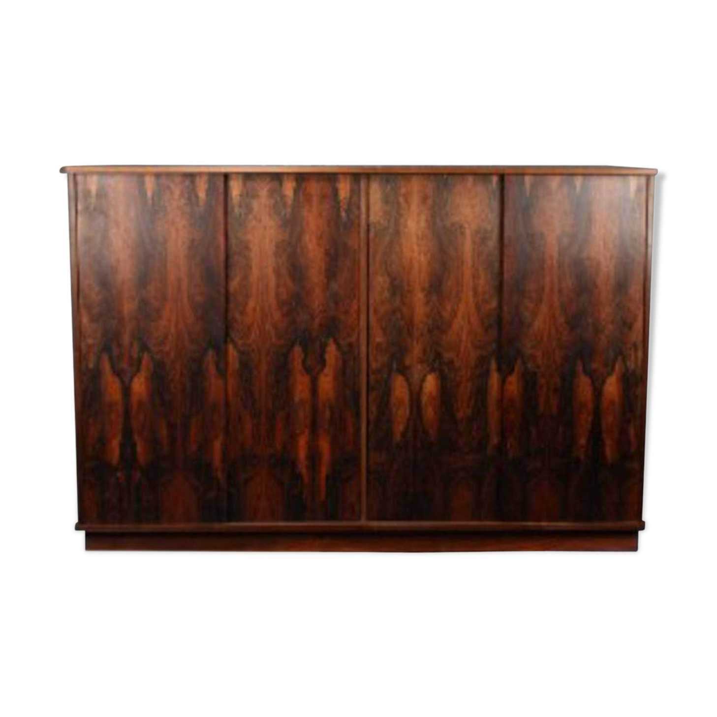 Stunning Rosewood Cupboard, Mens Cupboard, Signed And With Cites Documents