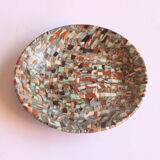 Neriage mosaic tea set by Jean Gerbino, Vallauris.