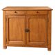 Old Parisian buffet in natural wood – 2 doors, 2 drawers