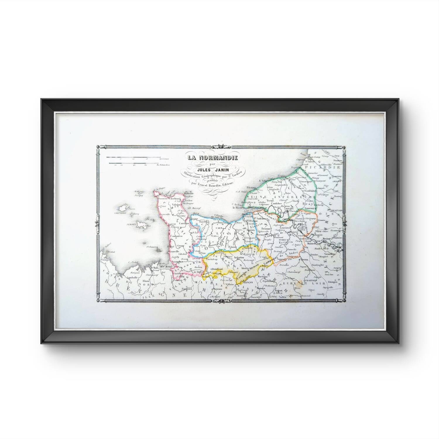 Printed in 1844, La Normandie.