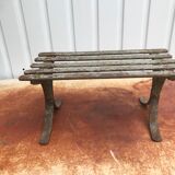 Wrought iron footrest