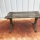 Wrought iron footrest