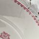 Art Nouveau flat plate, late 19th century, U&C Sarreguemines Digoin, Fontange model