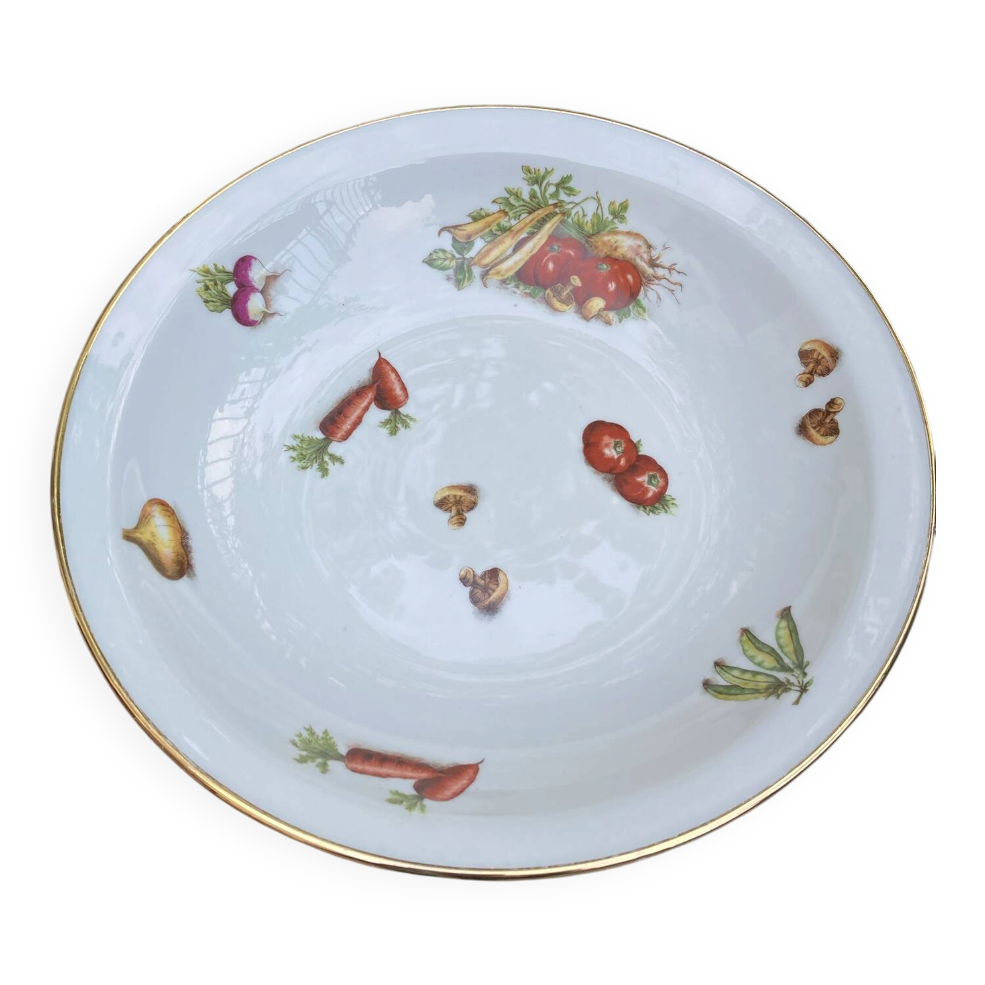 Plat maraîcher gravures botaniques d’antan