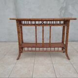 Rattan console