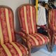 Lot de 5 fauteuils (2 voltaire et 3 fauteuils classiques bois massif)