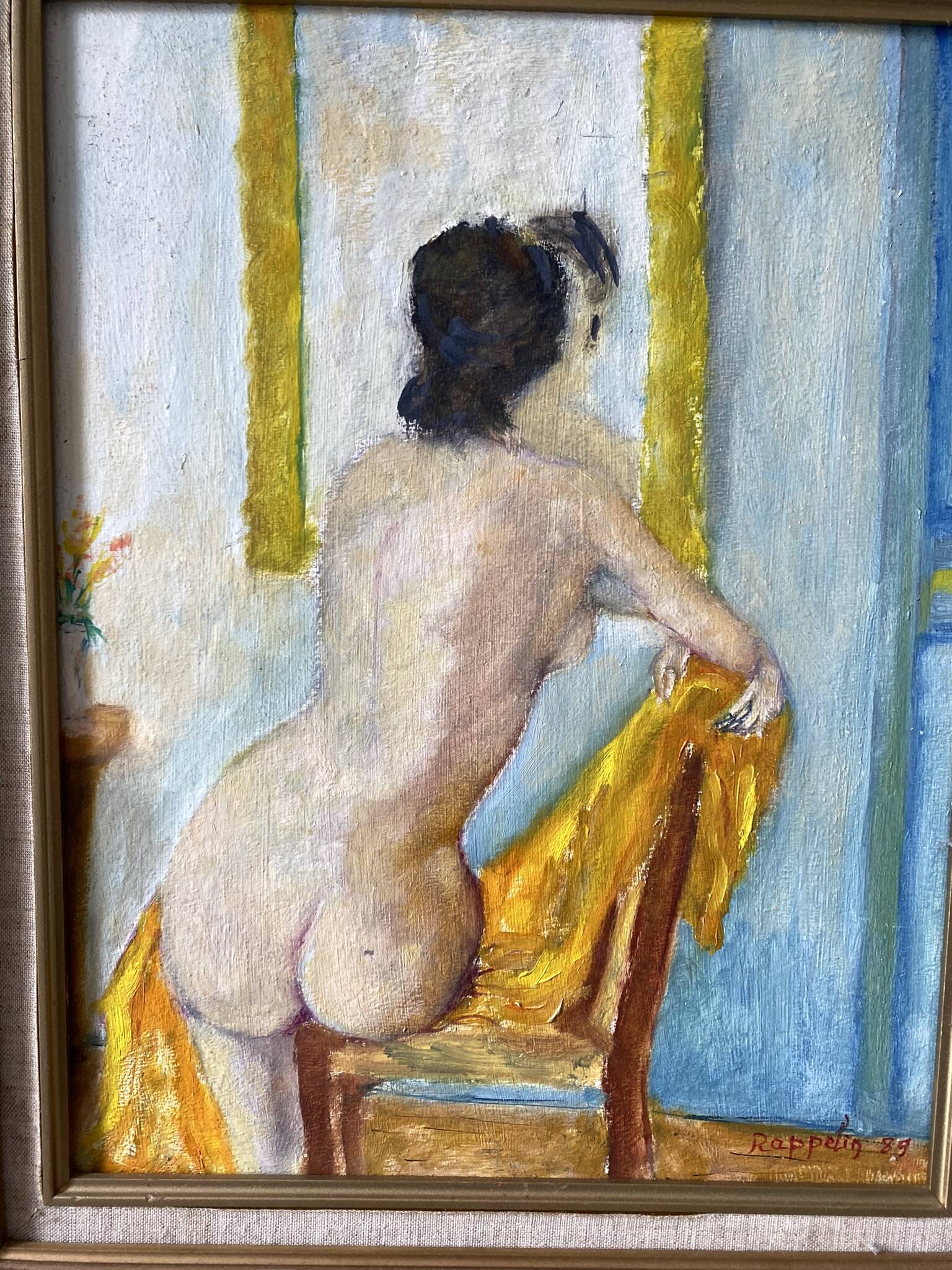 Modern nude signed from 1989