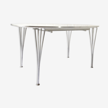 Piet Hein "super ellipse" extension table from Fritz Hansen