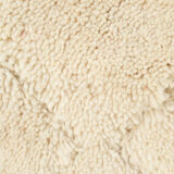 Berber carpet Beni Ouarain beige with dug patterns - 320x205cm