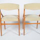 2 chaises scandinave baumann
