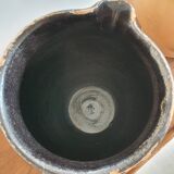 Earthen and glazed pitcher