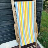 Pair of vintage Chilean deckchairs
